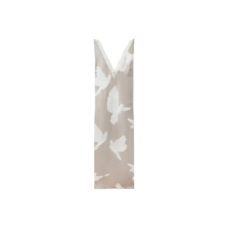 Stella McCartney Dove print Sleeveless Maxi Dress-0