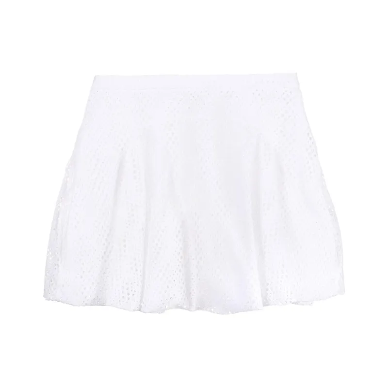 Alaia Casual Short Skirts Women's White-0