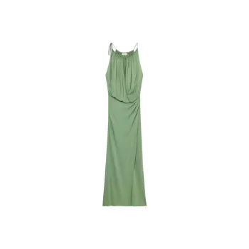 Blumarine Draped detail Maxi Dress