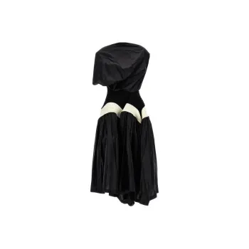 ISSEY MIYAKE Sleeveless Dress Women's Black