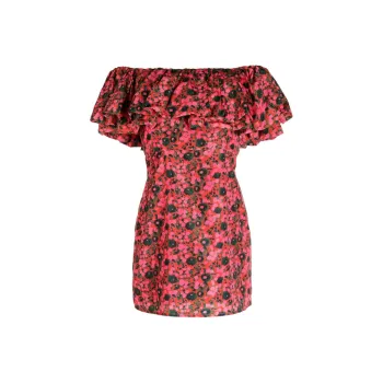 RHODE Vivi Off shoulder Minidress