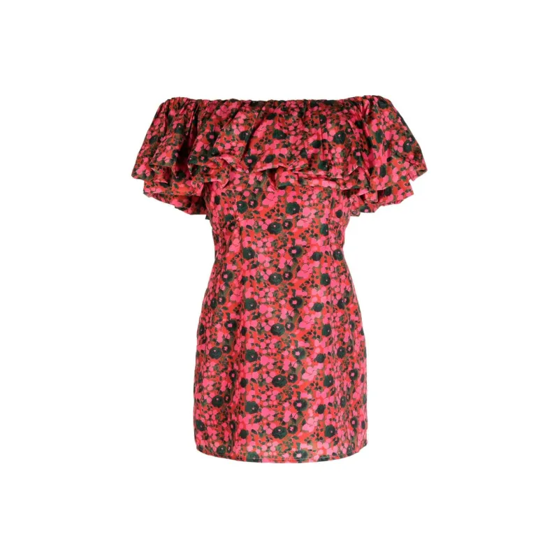 RHODE Vivi Off shoulder Minidress-0