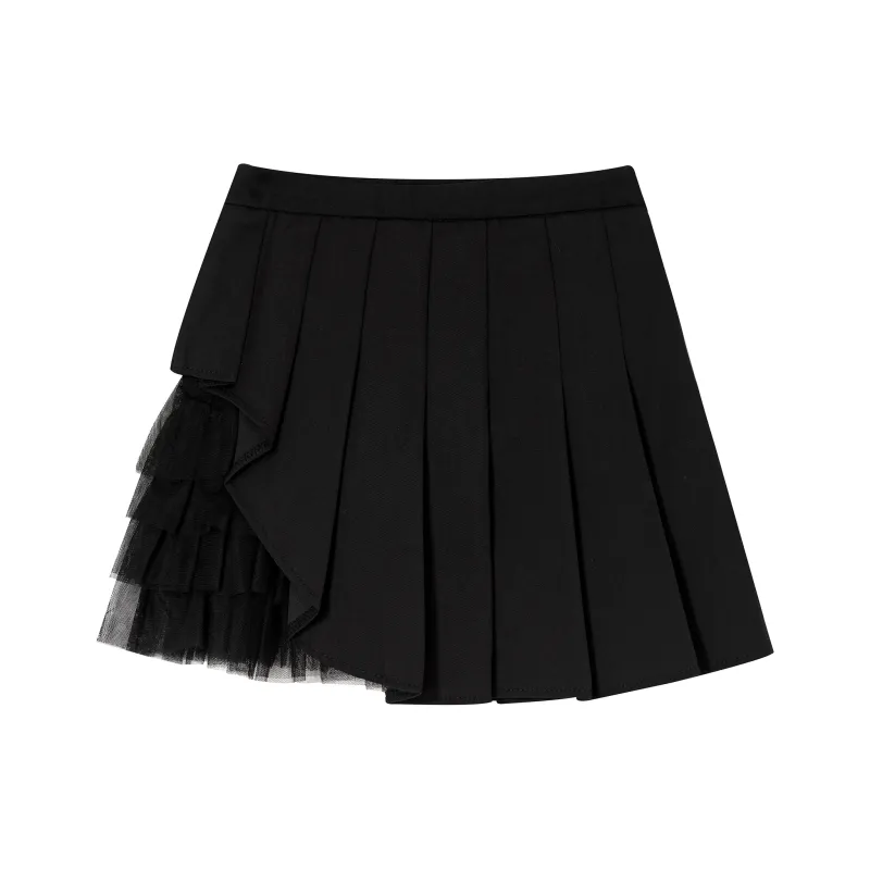 QYPRF Casual Short Skirts Women's Black-0