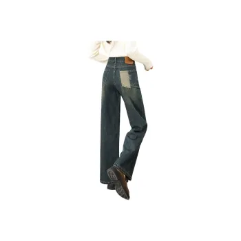 TERRE BLEUE Jeans Women's Dark Blue