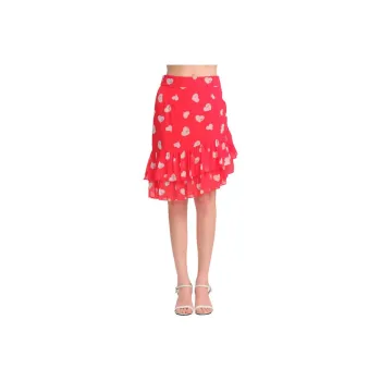 Blood Glitter Casual Short Skirts Women's