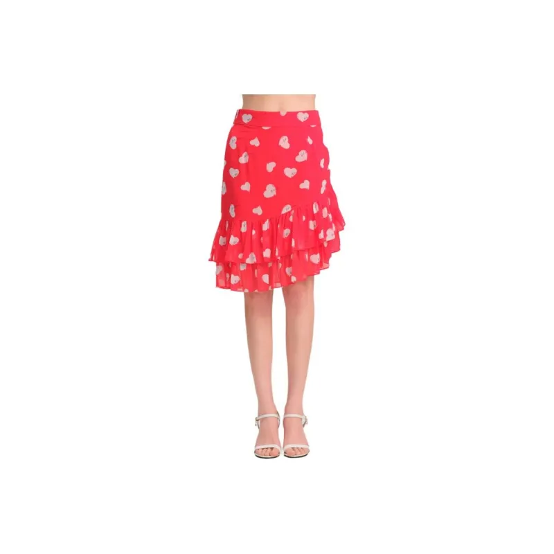 Blood Glitter Casual Short Skirts Women's-1