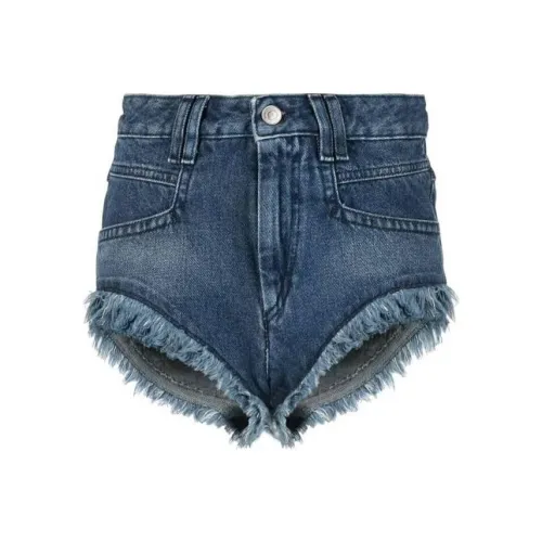 ISABEL MARANT ETOILE High-Waist Distressed Shorts