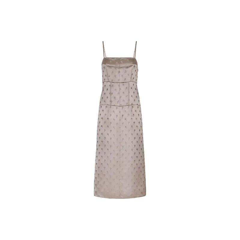 FENDI Satin Midi Dress-0