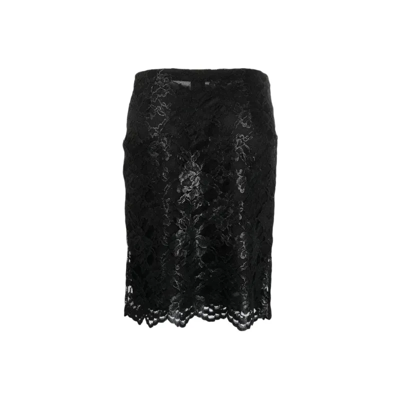 ASPESI Casual Long Skirts Women's Black-0