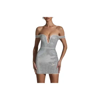 OH POLLY Leonora Sleeveless Dress Women's White/White
