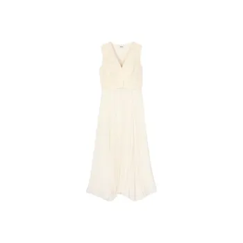 Sandro Pleated Midi Dress