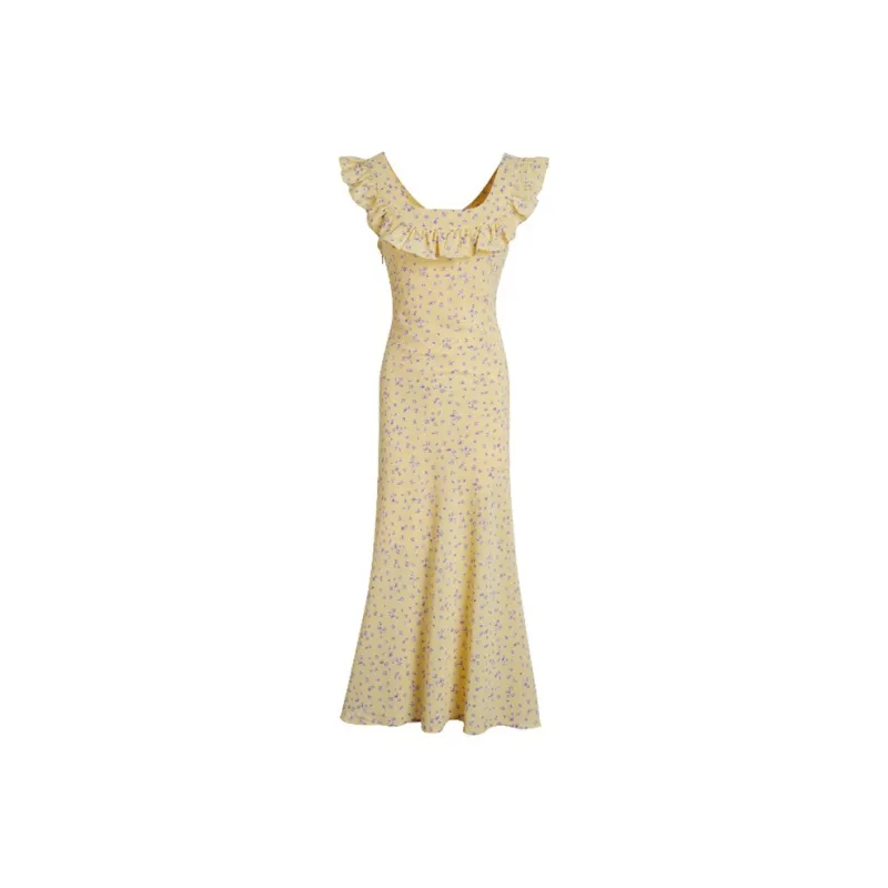COVT Sleeveless Dress Women's Yellow-0