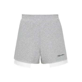 Three Quarters Casual Shorts Women's Gray