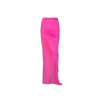 RICK OWENS Asymmetric Maxi Skirt