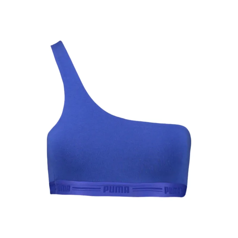 PUMA Women's One Shoulder Heart Top 1 Piece Sports Underwear Women's Royal Blue-0