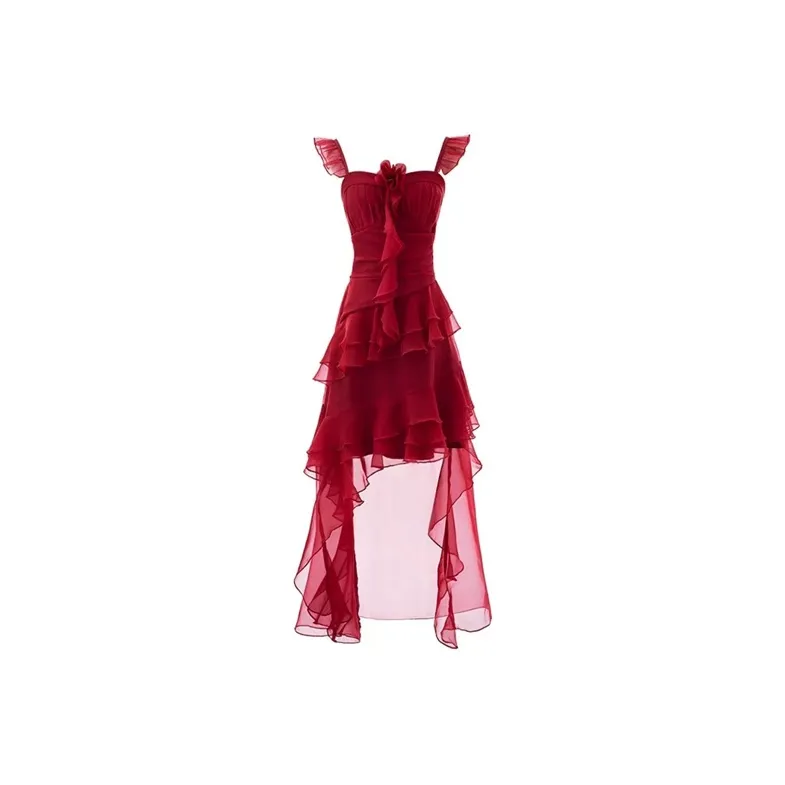 KYKW Slip Dresses Women's Red-0