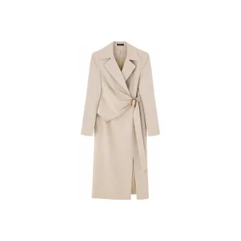 NINE WEST Long-Sleeved Dresses Women's Apricot