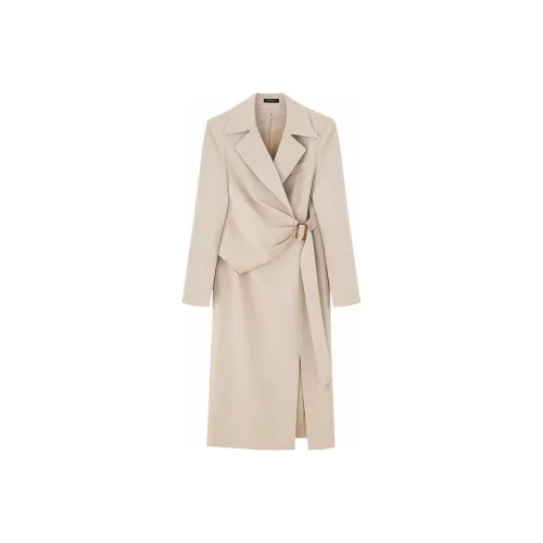 NINE WEST Long Sleeved Dresses Women's Apricot