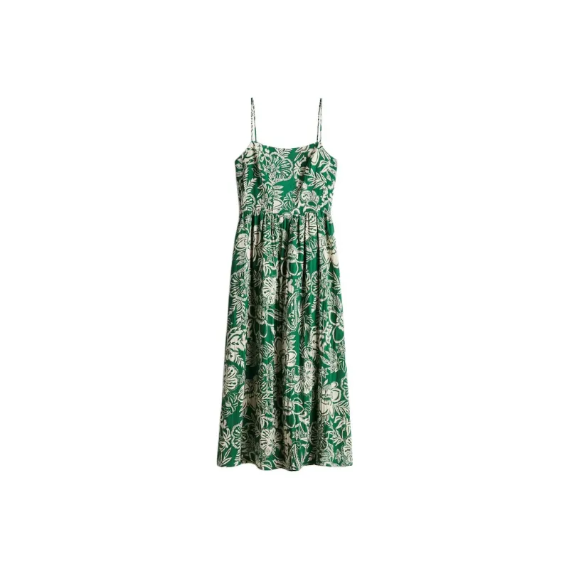 H&M Slip Dresses Women's Green-0