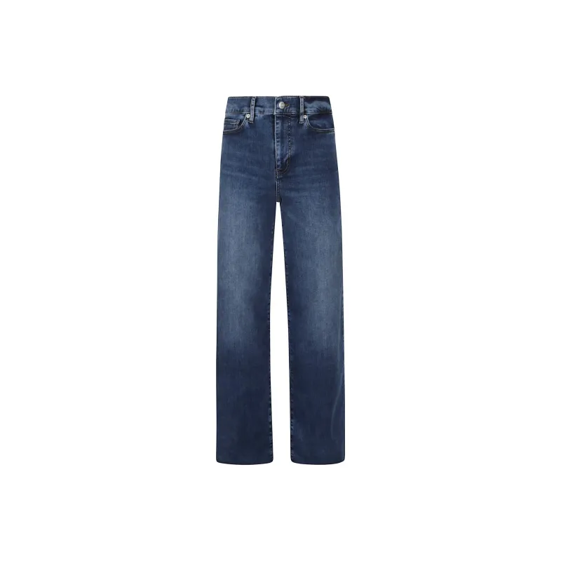FRAME High Rise Wide Leg Jeans-0