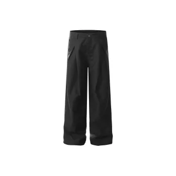 Vine Color Suit Trouser Unisex Black