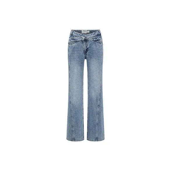 Feng Chen Wang Twist-detail Flared Jeans-0