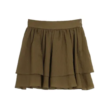 SETIROM Casual Short Skirts Women's Green