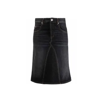 ISABEL MARANT Denim Short Skirts Women's Black