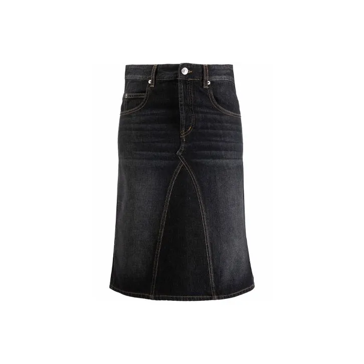 ISABEL MARANT Denim Short Skirts Women's Black-0