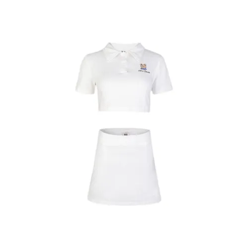 ORIASTAR Skirt Set Women's White