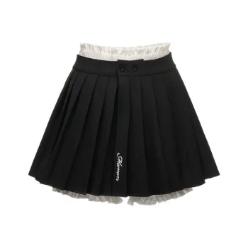 MAMC Casual Short Skirts Women's Black