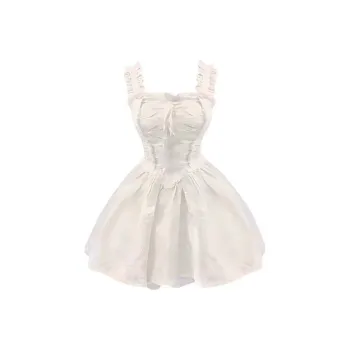ABBY GODDESS Slip Dresses Women's White