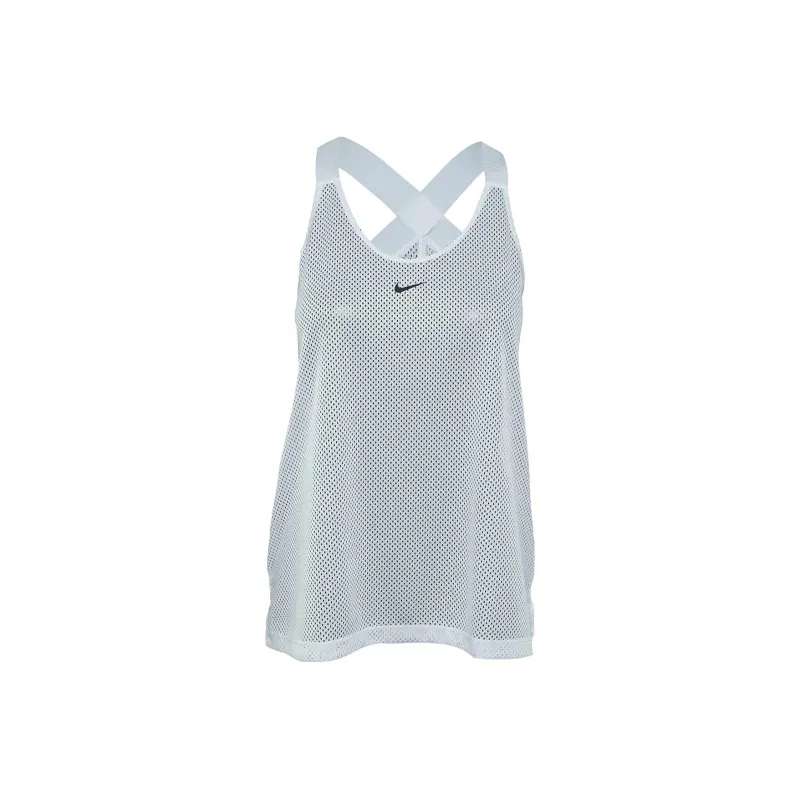 Nike Sleeveless Sports Shirts Women's Blue White-0