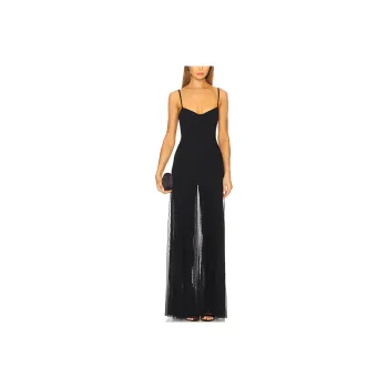 NORMA KAMALI Semi sheer Maxi Dress