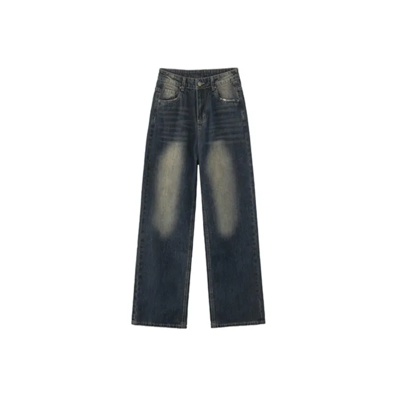 YINLEI Jeans Women's Gray Blue-0