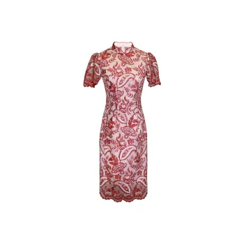 JINYE ORIENTAL Cheongsam Women's Red