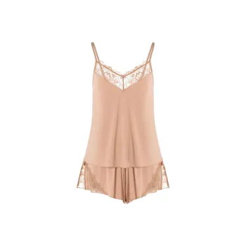 EMPORIO ARMANI Pajama Set Women's Hazelnut