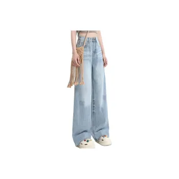 YINLEI Jeans Women's Light Blue
