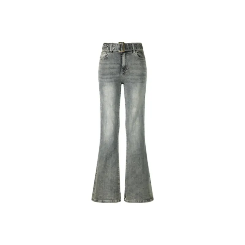 YINLEI Jeans Women's Nightfall Blue-0