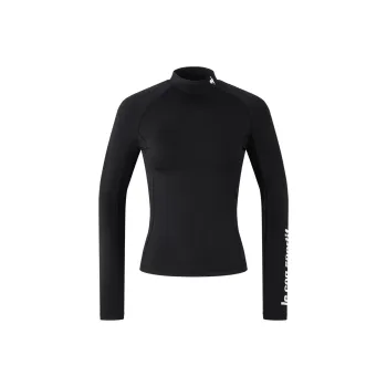 Le Coq Sportif Workout Clothing Women's Black White