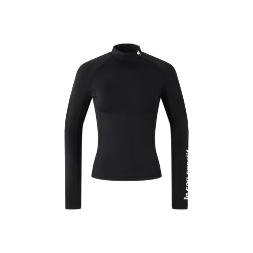 Le Coq Sportif Workout Clothing Women's Black White