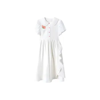 Incolore Short-Sleeved Dresses Women's White