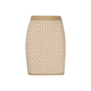BALMAIN Elasticated Waistband Mini Skirt