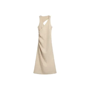 AHDO Slip Dresses Women's Apricot