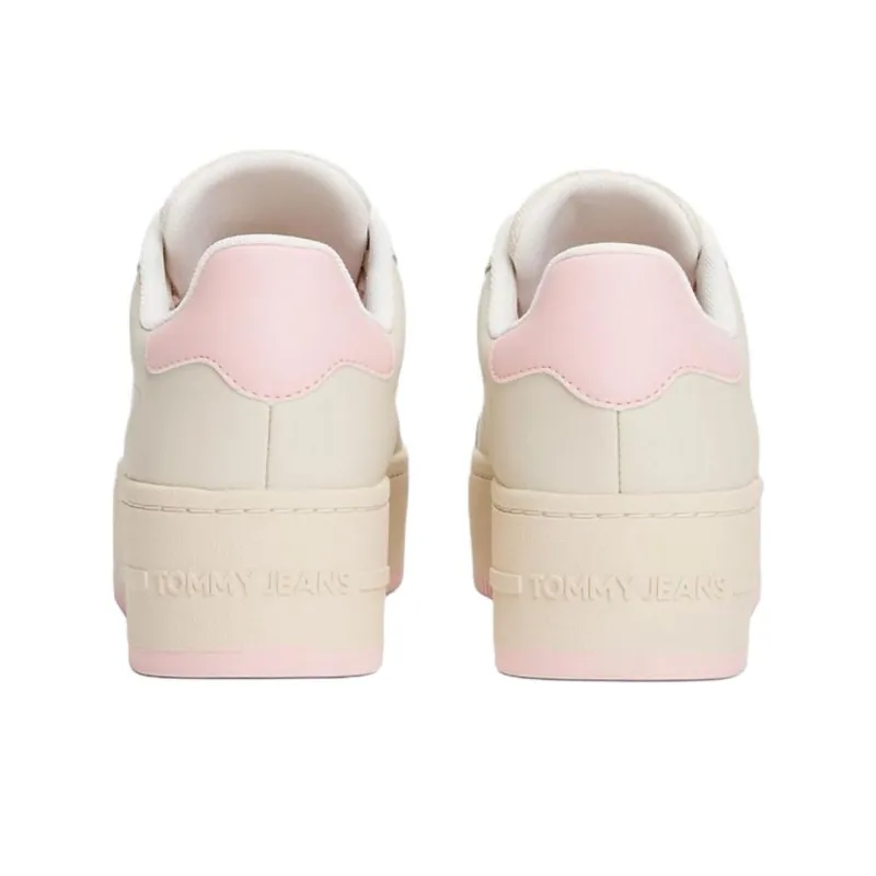 Tommy Hilfiger Trainers Low Top Casual Shoes Women's Light Pink-4