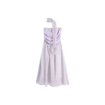 Sleeveless Dress Style Women's Light Purple Tone