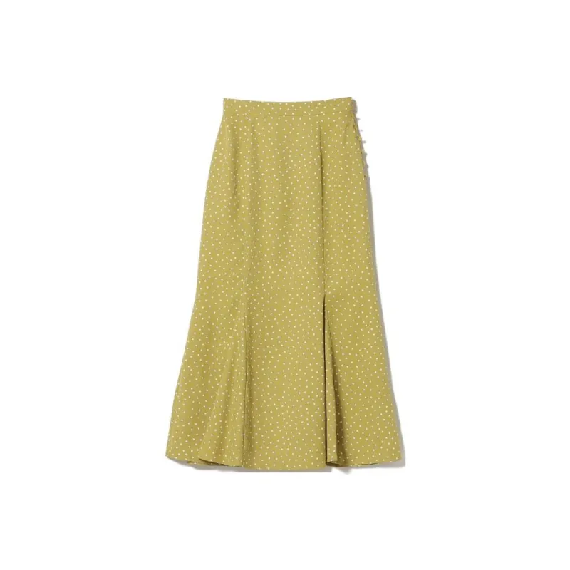 Beams Casual Long Skirts Women's Yellow-0