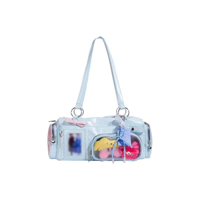 SHORT HAIR GIRL PU Shoulder Bag Ita Bags Women's-2