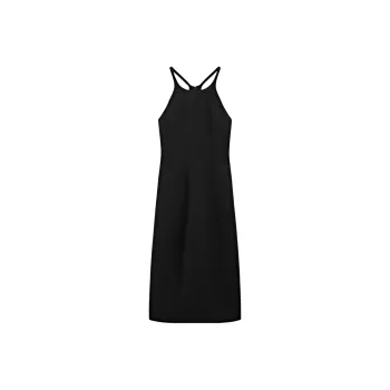 Massimo Dutti Slip Dresses Women's Black