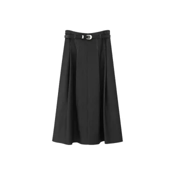NINE WEST Casual Long Skirts Women's Black